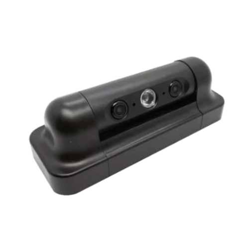 Dispositivo de conteo de pasajeros montado sobre la puerta del autobus, cámara inteligente para monitoreo de flujo y control de la capacidad del bus