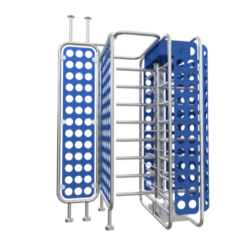 Torniquete vertical de altura completa para máxima seguridad y control de acceso, barrera de cuerpo entero para evitar el paso no autorizado en estaciones y terminales