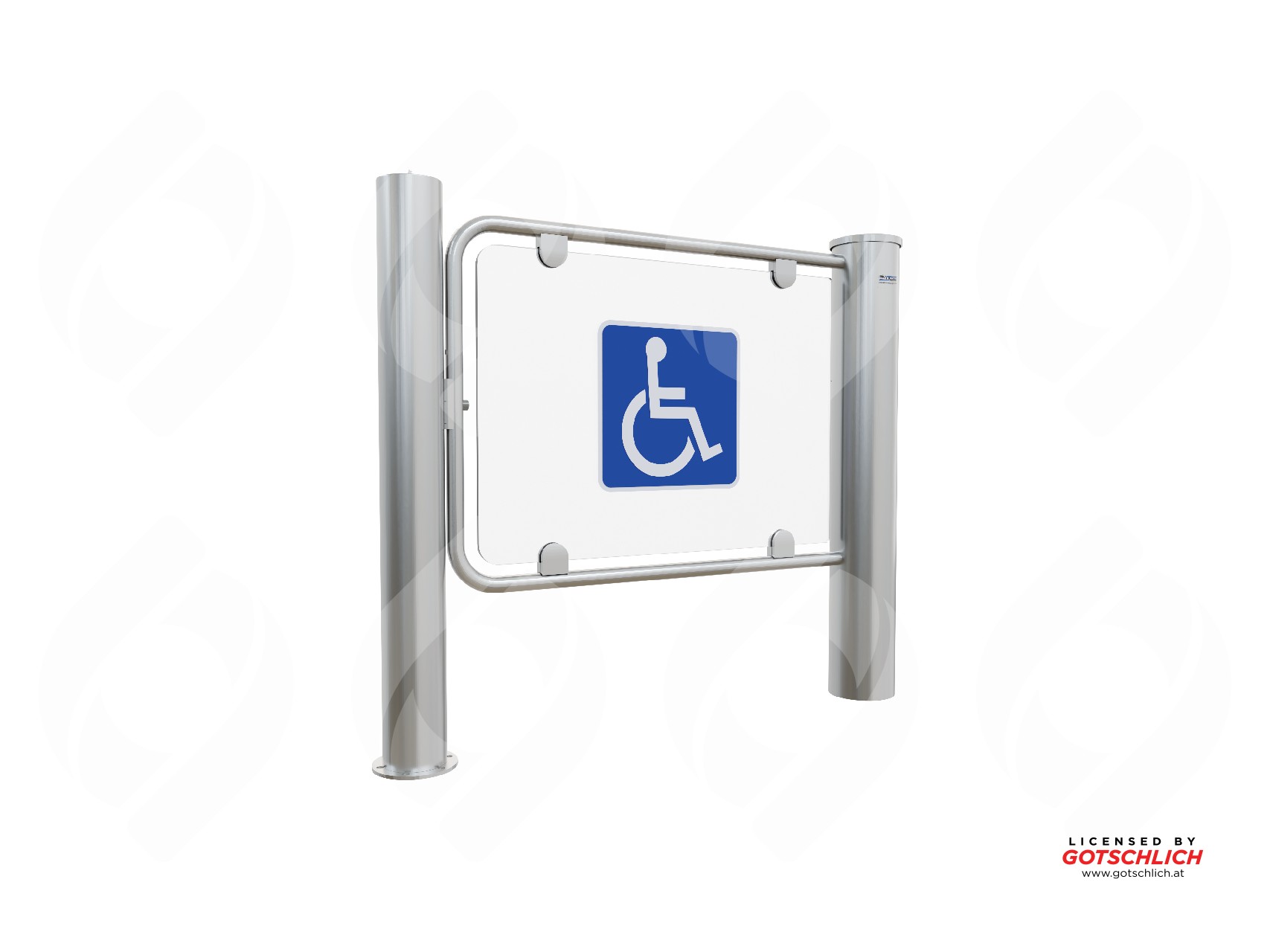 Somos fabricantes de puertas de control de acceso, creando puertas abatibles de cortesía automatizadas para personas con discapacidad, mejorando la seguridad peatonal