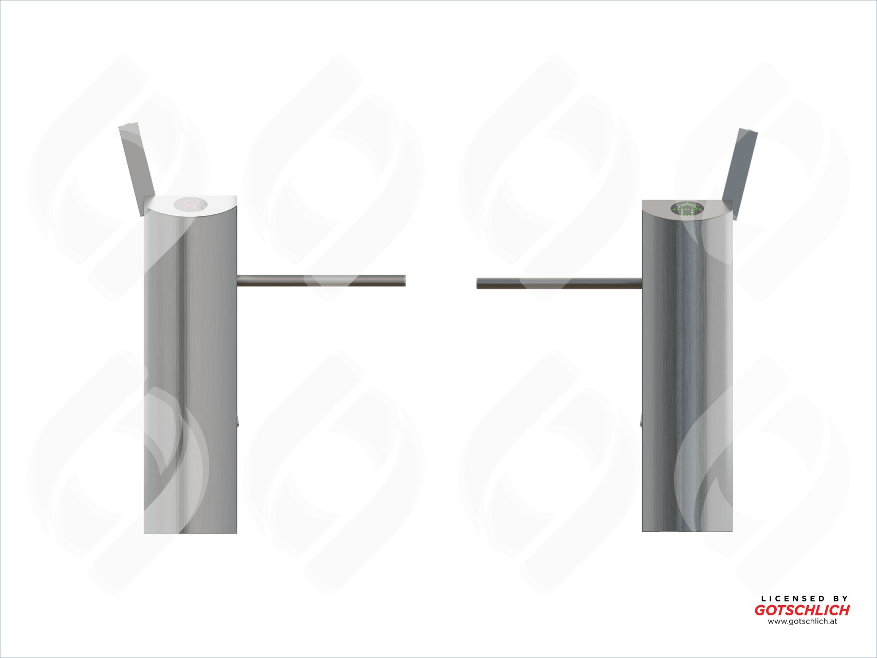 Barreras de seguridad con lector biométrico: torniquetes de alto rendimiento para control de acceso peatonal