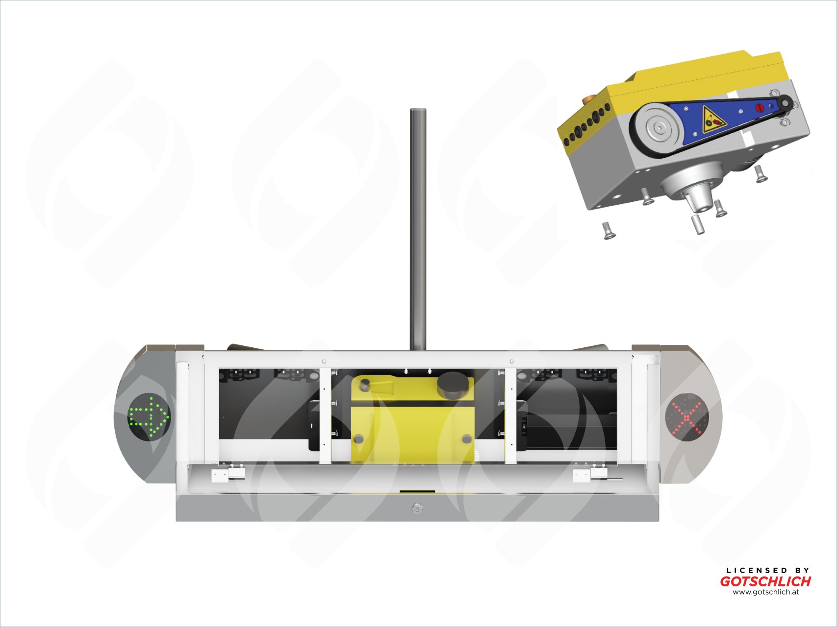 Barreras de seguridad con lector biométrico: torniquetes de alto rendimiento para control de acceso peatonal