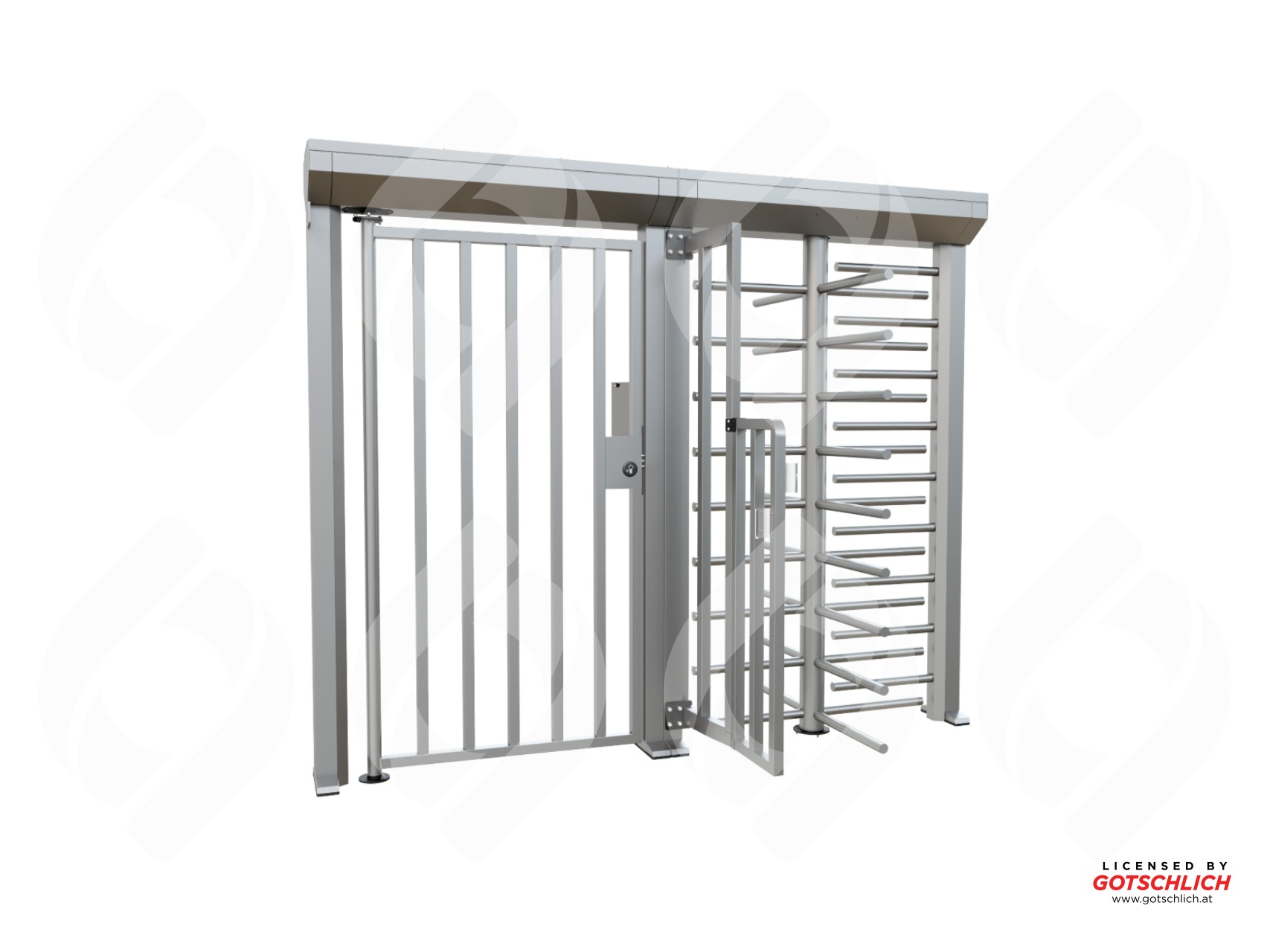 Torniquete para sanitarios altura completa